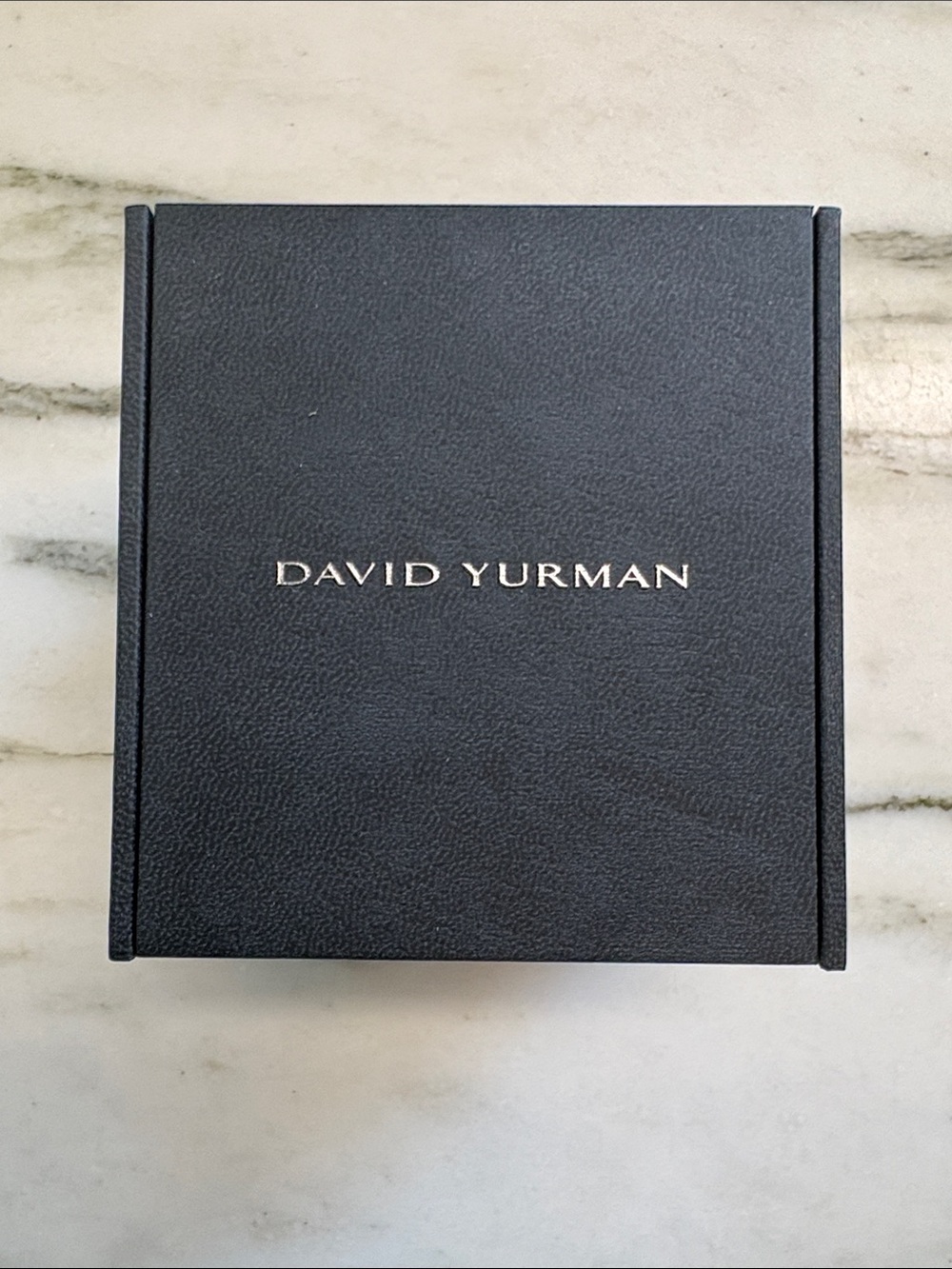 David Yurman Box for bracelet or watch; it is approx 3.625" cube